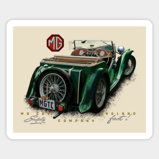 MGTC mg cars of England Magnet